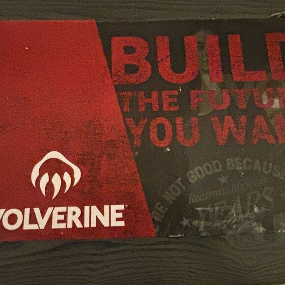 Wolverine 8 1/2 Extra Wide Black and Blue Athletic Shoes with Modern Design - Picture 3 of 10